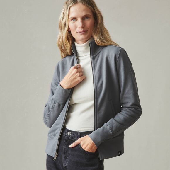 American Giant Moto Full Zip Sweater Jacket Size XL - Picture 1 of 8